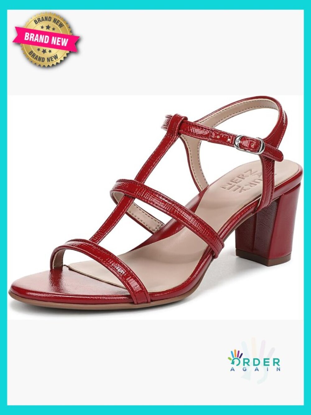 Strappy Cage Sandals Block Heel Open Toe Slingback Adjustable Ankle Strap